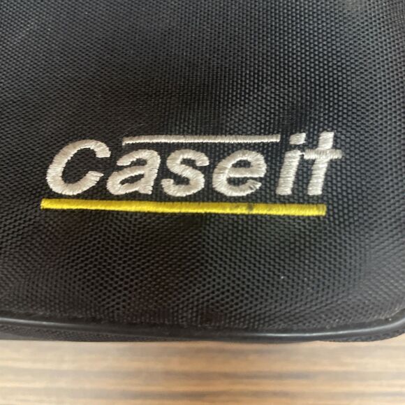 Case It BMI Cassette Tape Storage Travel Black Bag Zippered Handle Hold 16 - Picture 5 of 6